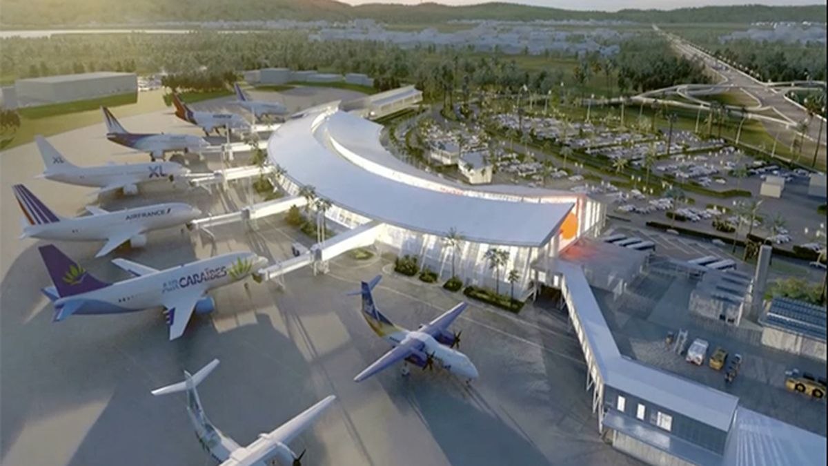 Extension de l'aéroport Aimé Césaire, Martinique