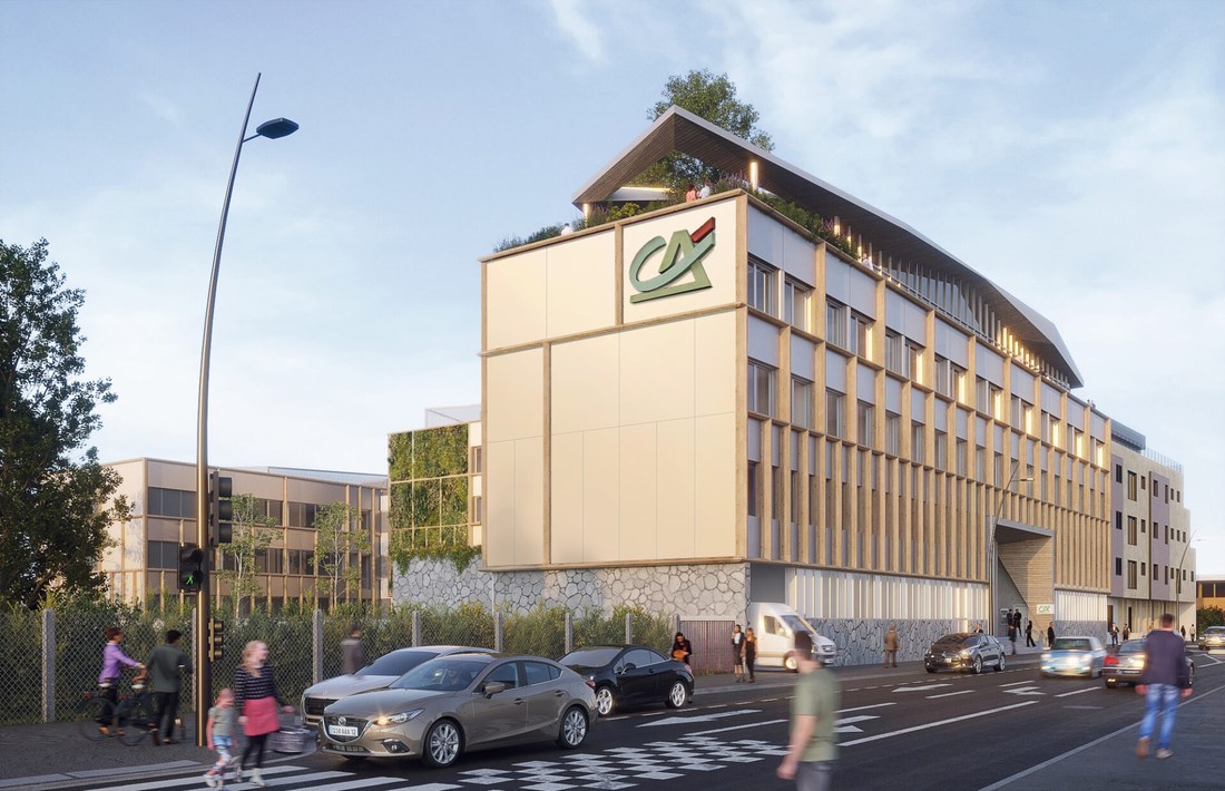 Siège du Crédit Agricole, Évreux