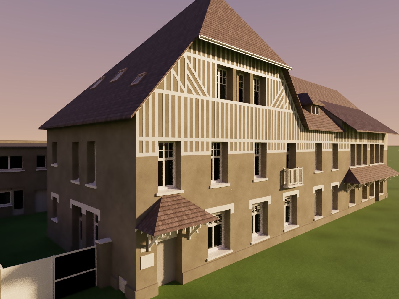 Bâtiment du musée d'archéologie du Calvados